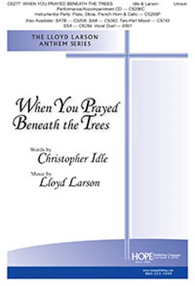 L. Larson: When You Prayed Beneath the Tree, Ch1Klav (Part.)