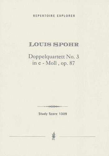 L. Spohr: Doppelquartett No. 3 in e-Moll , 4Vl2Va2Vc (Pa+St)