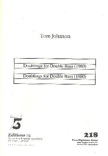 T. Johnson: Doublings, Kb