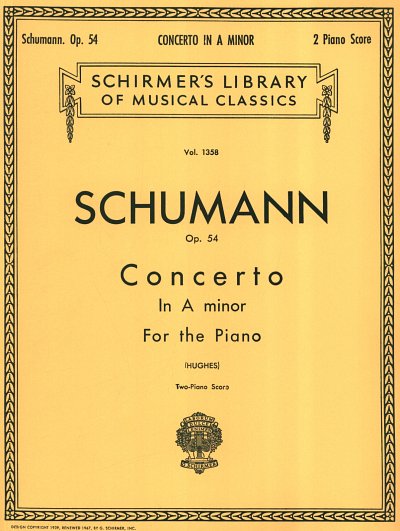 R. Schumann: Concerto in A Minor, Op. 54 (2-p, Klav4m (Sppa)
