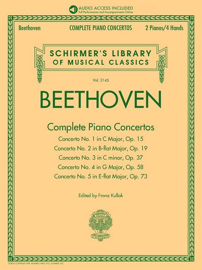 L. v. Beethoven: Complete Piano Concer, 2Klav (KlvpaAudionl)