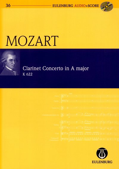 W.A. Mozart: Klarinettenkonzert  A-Dur KV, KlarOrch (STP CD)