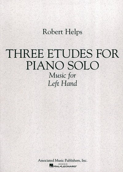 3 Etudes Pno Music For Left Hand, Klav