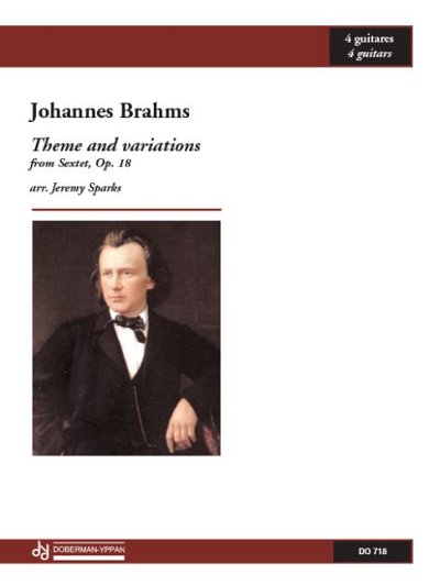 J. Brahms: Theme and variations, opus 18 (Pa+St)