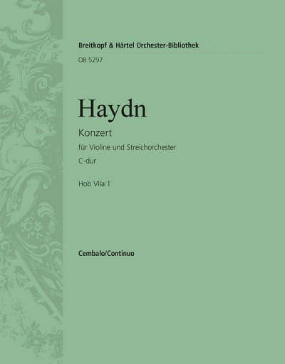 J. Haydn: Konzert für Violine und Streichor, VlStroBc (Cemb)