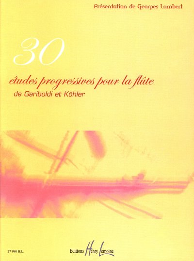 G. Gariboldi: 30 Etudes progressives pour la flute, Fl