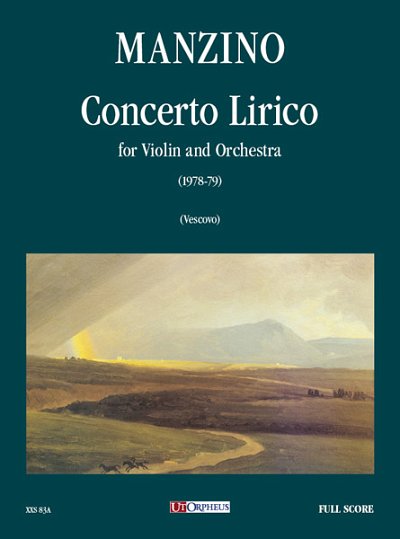 G. Manzino: Concerto Lirico, VlOrch (Part.)