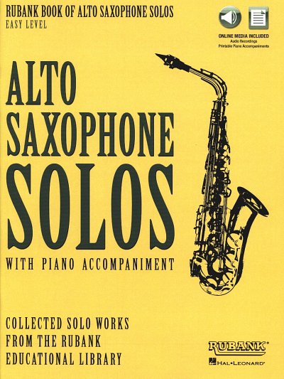 Rubank Book of Alto Saxophone Solos - Easy L, Asax (+medonl)
