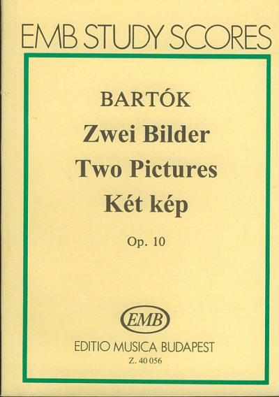 B. Bartók: Zwei Bilder op. 10, Sinfo (Stp)