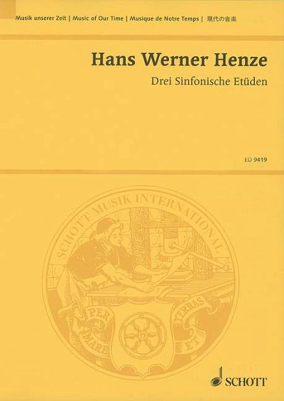 DL: H.W. Henze: Drei Sinfonische Etüden, Sinfo (Stp)
