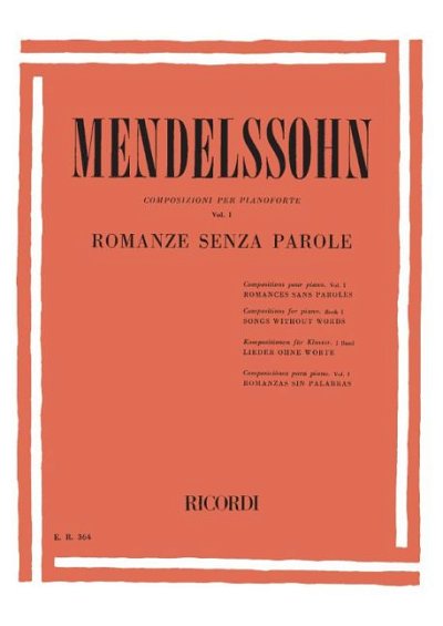 F. Mendelssohn Barth: 48 Romanze Senza Parole, Klav