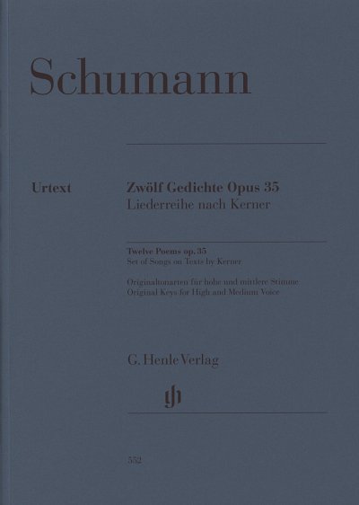 R. Schumann: Zwölf Gedichte op. 35 , GesHMKla