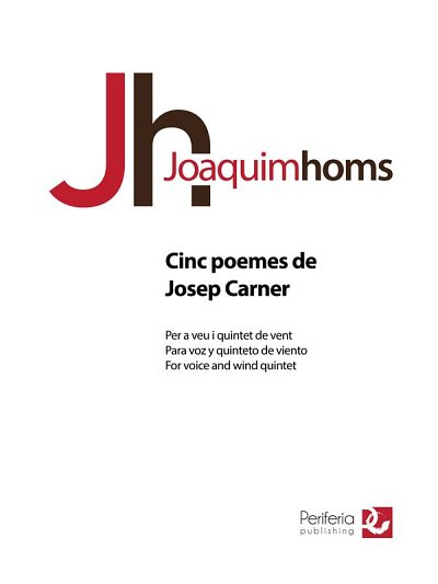 Cinc poemes de Josep Carner (Pa+St)