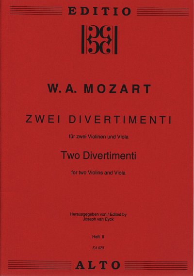 W.A. Mozart: 2 Divertimenti Bd 2