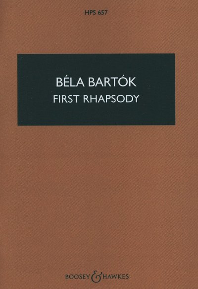 B. Bartók: Rhapsodie Nr. 1