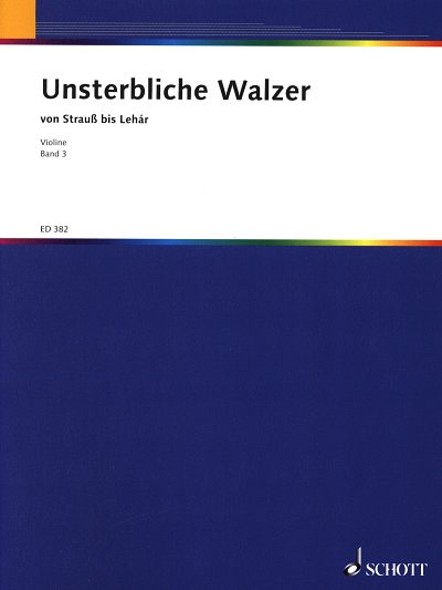 W. Lutz: Unsterbliche Walzer 3, Viol