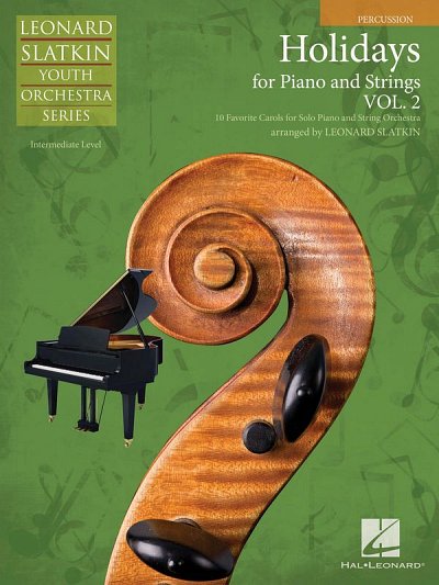 L. Slatkin: Holidays for Piano and Strings 2, KlavStr (Perc)