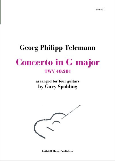 G.P. Telemann: Concerto in G Major TWV40:201, 4Git (Pa+St)