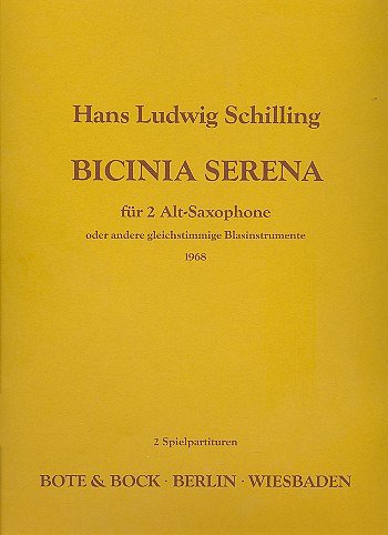 H. Schilling: Bicinia serena (1968)
