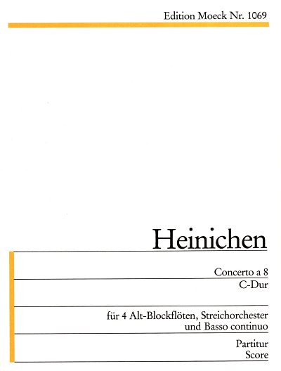 J.D. Heinichen: Concerto a 8, 4AbflStroBc (Pa+St)