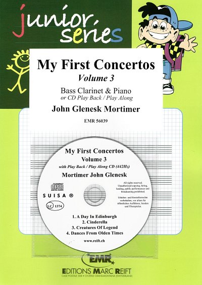 J.G. Mortimer: My First Concertos Volume 3, Bklar (+CD)