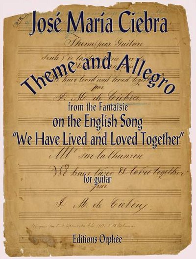 Ciebra, Jose: Theme and Allegro