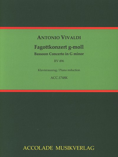 A. Vivaldi: Konzert g-Moll RV 496, FagKlav (KA)