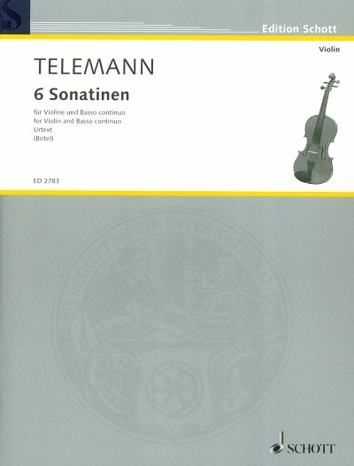 G.P. Telemann: 6 Sonatinen, VlBc (Pa+St)