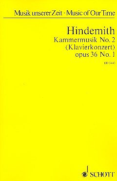 P. Hindemith: Kammermusik Nr. 2 op. 36/1  (Stp)