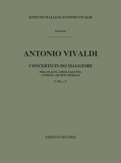 Concerto Per Strumenti Diversi, Archi E B.C.:  (Part.)