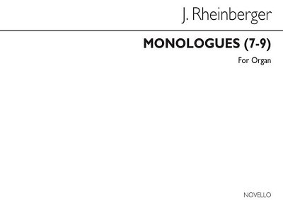 J. Rheinberger: Monologues Nos.7-9, Org (Bu+CD)