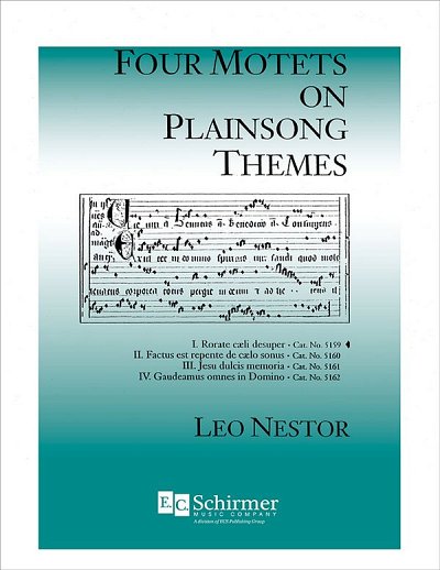 4 Motets on Plainsong Themes, Gch;Klav (Chpa)