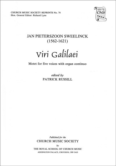 J.P. Sweelinck: Viri Galilaei, Ch (Chpa)
