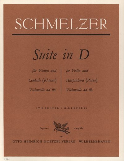 J.H. Schmelzer: Suite in D, VlKlav (Pa+St)