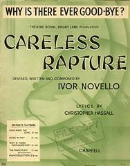 I. Novello y otros.: Why Is There Ever Good-Bye? (from 'Careless Rapture')