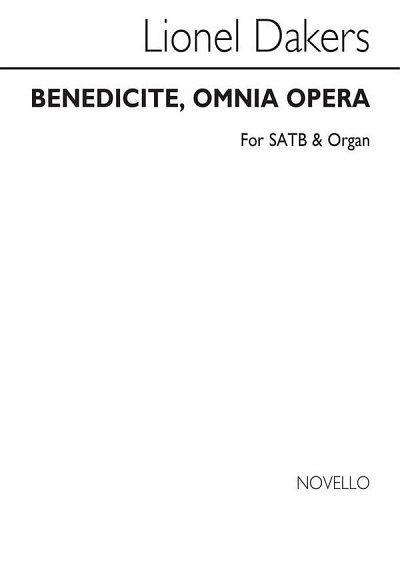 Benedicite Omnia Opera In A Minor, GchOrg (Chpa)