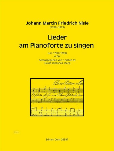 J.M.F. Nisle: Lieder am Pianoforte zu singen o.op