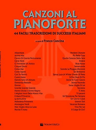 F. Concina: Canzoni al Pianoforte 1, Klav