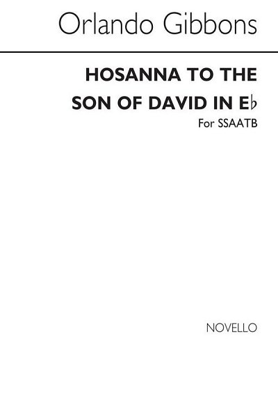Hosanna To The Son Of David (In E Flat), GchKlav (Chpa)