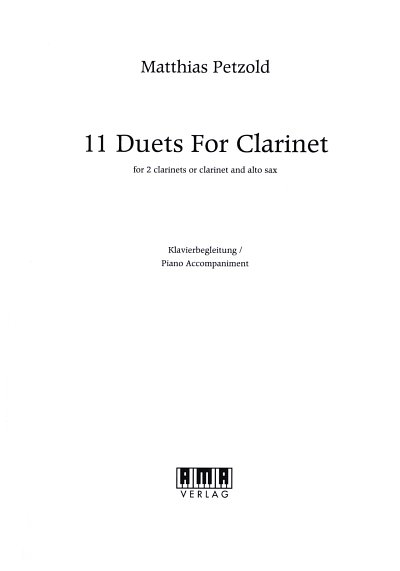 M. Petzold: 11 Duets for Clarinet - Klavier, Klav (Klavbegl)