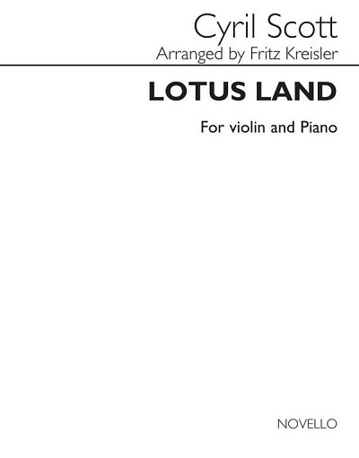 C. Scott: Lotus Land for Violin And Piano
