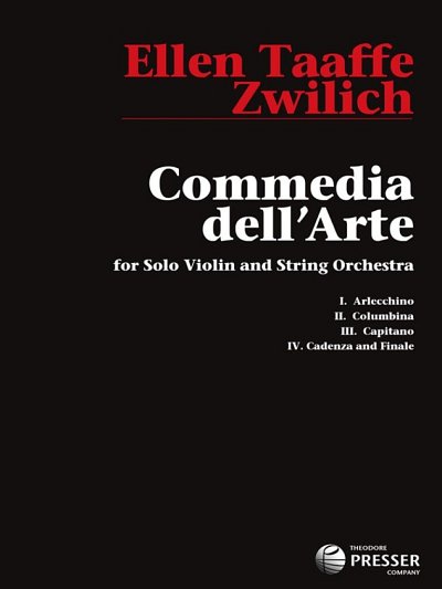 Z.E. Taaffe: Commedia Dell'Arte, VlStro (Stp)