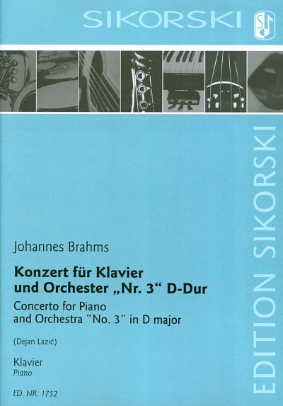 J. Brahms: Konzert "Nr. 3" für Klavier und Orchester D-Dur