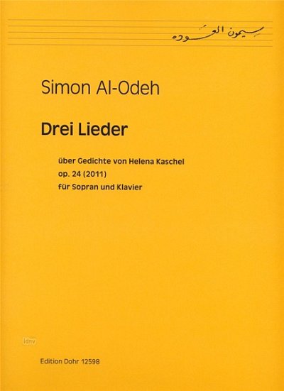 S. Al-Odeh: Drei Lieder op.24, GesSKlav (Part.)