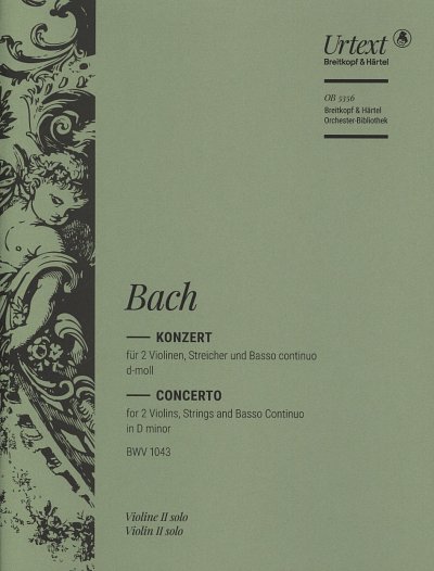 J.S. Bach: Konzert D-Moll Bwv 1043 2. Violine solo