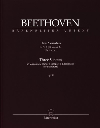 L. v. Beethoven: Drei Sonaten op. 31, Klav