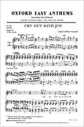 Cry out with joy, Ch (Chpa)