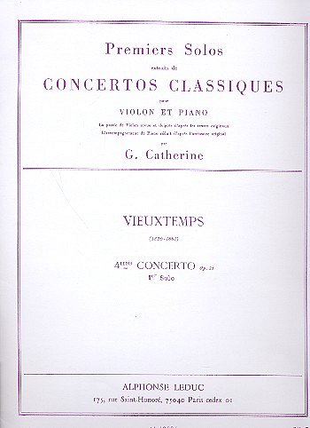 H. Vieuxtemps: Premier Solo Extrait concerto No.4 Op31