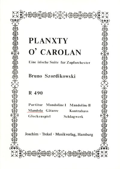 B. Szordikowski et al.: Planxty O'Carolan
