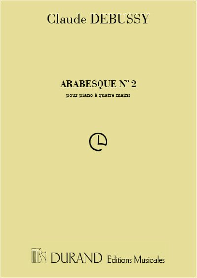 C. Debussy: Arabesque N 2 4 Mains , Klav4m (Sppa)